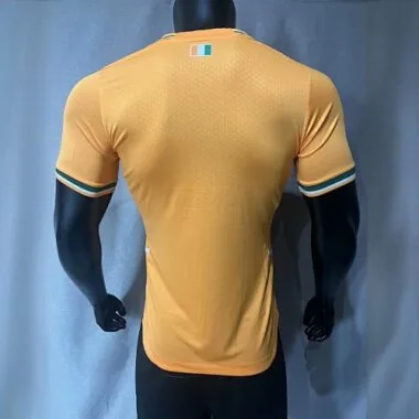 2023 Ivory Coast Pure Orange Kit With Collar Player Version Shirts Football AAAAJersey Yupoo