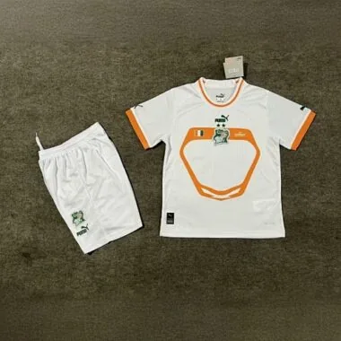 2023 Ivory Coast Away Kid Kits Children Sets Football AAAAJersey Yupoo