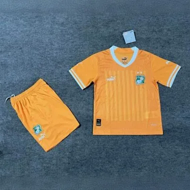2023 Ivory Coast Home Kid Kits Children Sets Football AAAAJersey Yupoo