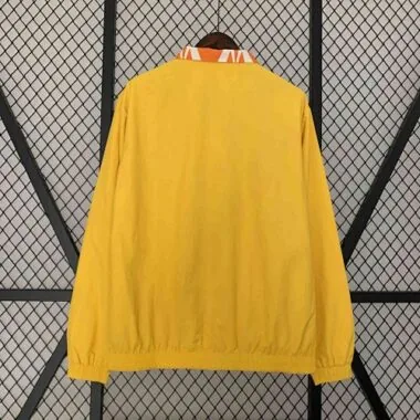 2024 Ivory Coast Reversible Windbreaker Yellow&Orange Double-Sides Jacket Soccer Jersey