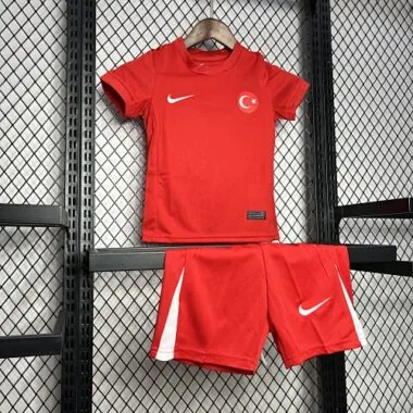 2024 Turkey Away Kid Kits UEFA Euro Youth Apparels Football AAAAJersey Supplier