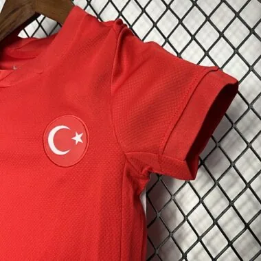 2024 Turkey Away Kid Kits UEFA Euro Youth Apparels Football AAAAJersey Supplier