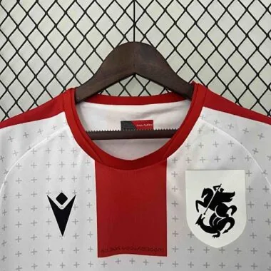 Proveedor de camisetas de fútbol AAAAJersey de la selección de Georgia para la Eurocopa 2024 (equipación local)