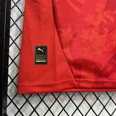 Equipación local de la República Checa para 2024: camiseta de la Eurocopa de la UEFA. Proveedor de camisetas de fútbol AAAAJersey