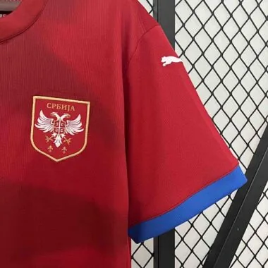 2024 Serbia Home Kit UEFA Euro Shirt Soccer Jerseys Yupoo