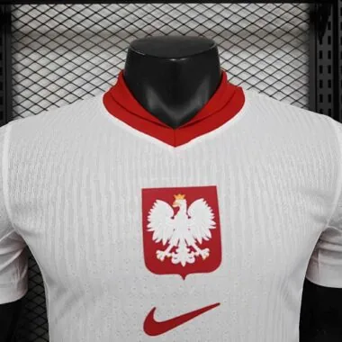 2024 Poland Home Kit Player Version UEFA Euro Shirt Soccer Jerseys Yupoo