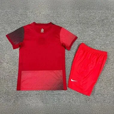 2024 Poland Away Kid Kits UEFA Euro Children Sets Soccer Jerseys Yupoo