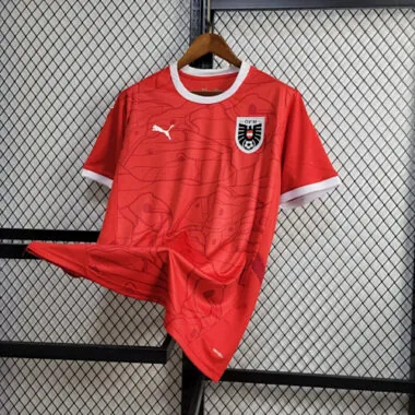 2024 Austria Home Kit UEFA Euro Shirt Football Replicas Yupoo