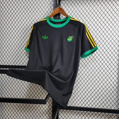 2024 Jamaica Training Kit Black Shirt Best Jerseys Yupoo