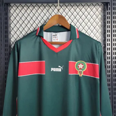 Maillot domicile à manches longues du Maroc 1998