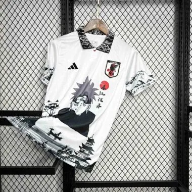 2024 Japan Naruto Akatsuki Anime White Special Edition Soccer Uniform AAAAJersey Dropshiping Yupoo