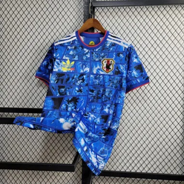 2024 Japan Dragon Ball Goku KIt Special Edition Blue Shirt Football AAAAJersey Supplier