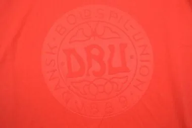 1998 Danimarca, maglia rossa da casa