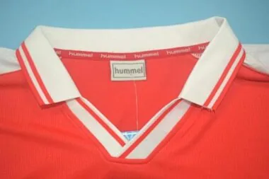 1998 Danimarca, maglia rossa da casa