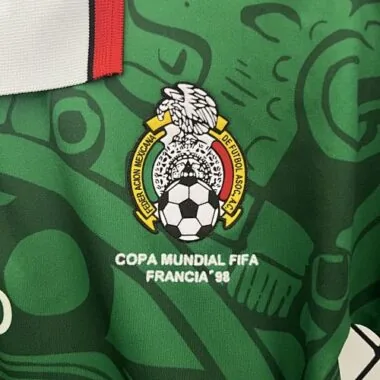1998 Mexico Home Kids Retro Kits World Cup Shirt Soccer Jerseys Yupoo