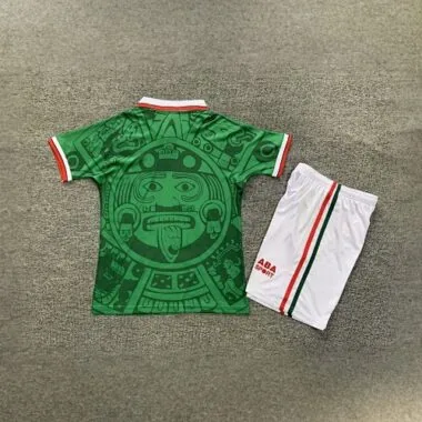 1998 Mexico Home Kids Retro Kits World Cup Shirt Soccer Jerseys Yupoo
