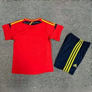 2012 Spain Home Retro Kid Kits Youth Apparels Sport AAAAJersey Yupoo