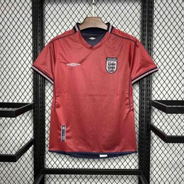 2002 England Away Retro Kit Double-Sided Uniform AAAAJersey Supplier Yupoo
