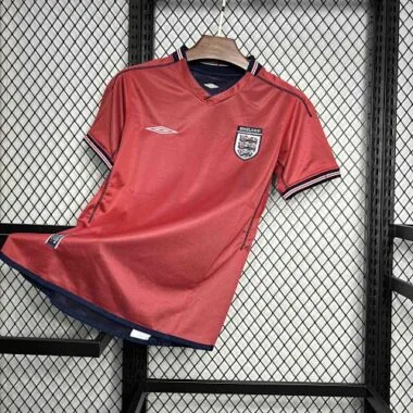 2002 England Away Retro Kit Double-Sided Uniform AAAAJersey Supplier Yupoo