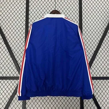 2024 France Reversible Windbreaker White&Blue Double-Sides Jacket Soccer Jerseys For Sale