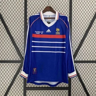 1998 Retro Long sleeve France Home S-XXL