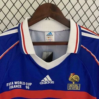 1998 Retro Long sleeve France Home S-XXL