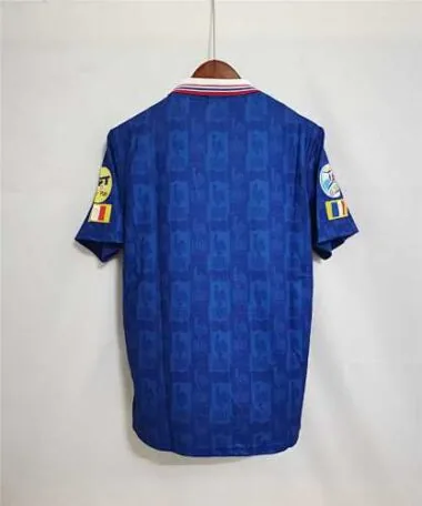 1996, Francia, equipación azul de local