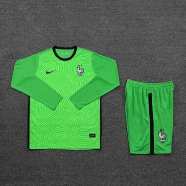 2021 France green goalkeeper long sleeve