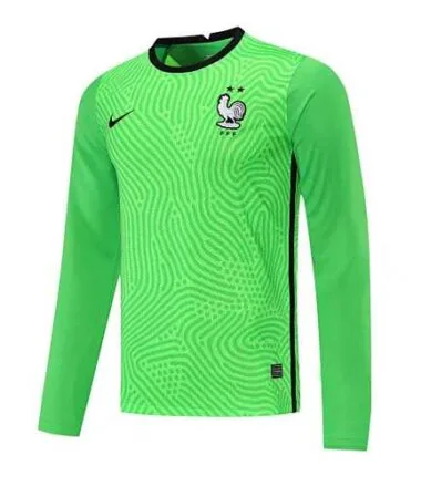 2021 France green goalkeeper long sleeve