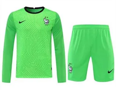2021 France green goalkeeper long sleeve
