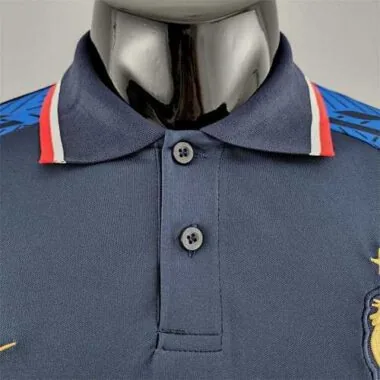 2022 France royal blue POLO