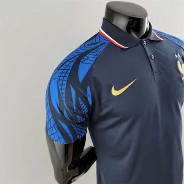2022 France royal blue POLO
