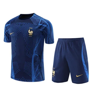 2022 Frankrijk trainingspak blauw