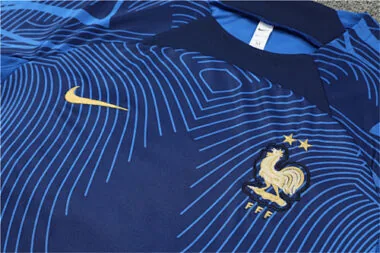 2022 Frankrijk trainingspak blauw