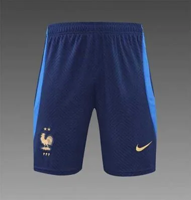 2022 France Training Suit Short Sleeve Kit Blue