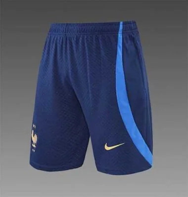 2022 France Training Suit Short Sleeve Kit White Blue