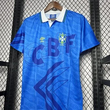 91-93 Brazil Away Retro Kit Vintage Shirt