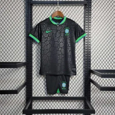 2223 Brazil Leopard Black Kids