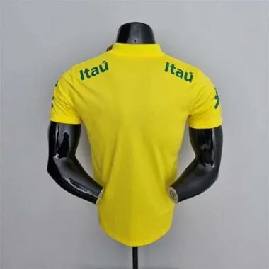 Brazilië POLO met lage hals, geel