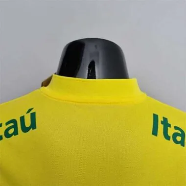 Brazilië POLO met lage hals, geel