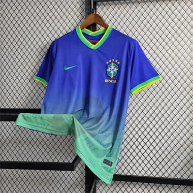 Brasil: Camiseta azul conmemorativa de Pelé