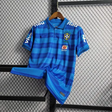 Brazilië POLO blauwe streep