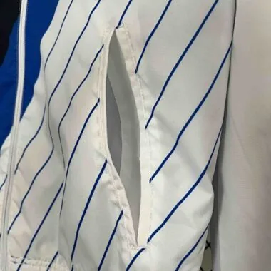 2024 Argentina Trench Coat Reversible White&Blue Double-Sides Jacket