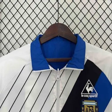 2024 Argentina Trench Coat Reversible White&Blue Double-Sides Jacket