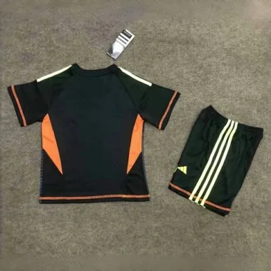2024 Argentina Goalkeeper Kid Kits Black Youth Apparels