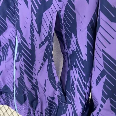 2024 Argentina Blue and Purple Reversible Windbreaker Double-Sides Jacket