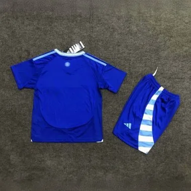 2024 Argentina Away Kid Kits Copa America Children Sets