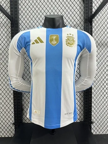 2024 Argentina Home Long Sleeve Kit Player Version Shirt