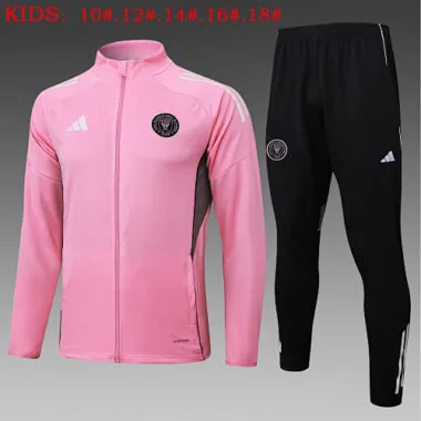 2025 Kids Inter Miami Training Kits Jacket Tracksuits Cheap Football Jersey Wholesale Yupoo