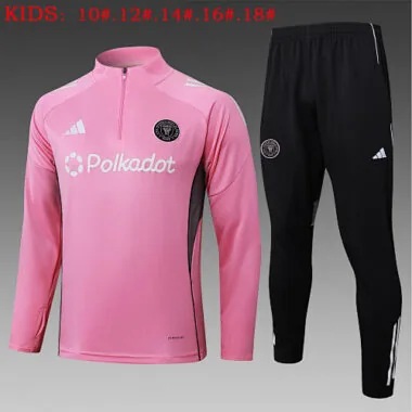 2025 Kids Inter Miami Training Kits Sweatshirt Tracksuits Cheap Football Jersey Wholesale Yupoo
